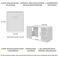 Mesa Dobrável Ibiza V6000: Versatilidade e Organização - imagem 2