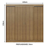 Guarda-Roupa Casal Madesa Austin: Espaço & Organização - imagem 2