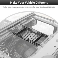 Rack de Teto CheroCar Molle para Jeep Wrangler JL/JLU & Gladiator JT: Aventura e Organização Ampliadas - imagem 3