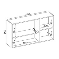 Armário Aéreo Firenze 120cm: Cozinha Organizada - imagem 2