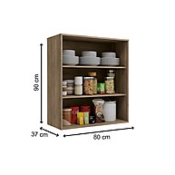 Armário Aéreo Maxxi 80cm: Cozinha Organizada! - imagem 2