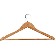 Cabides de Madeira: Kit 90 Unidades para Armário Organizado - imagem 2