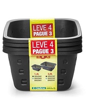 organizador-14l-linha-cor-a-log-cestos-plastico-com-conjunto-4-pequeno-preta-a