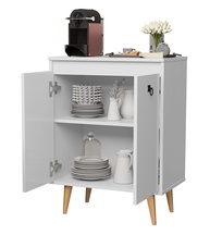 Aparador Buffet 2 Portas - Cantinho do Café Moderno | Organizador Versátil para Sala e Cozinha - imagem 1