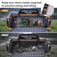Rede de Carga Inovadora para Caminhão Silverado & Sierra 1500 (2013-2025) - Organizador Elástico com Bolsa - imagem 3