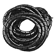 Organizador Cabos Spiral Tube 1/2 Pol – Preto 2m - imagem 1