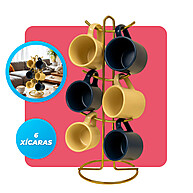 Organizador de Canecas Dourado: Elegância e Praticidade - imagem 1
