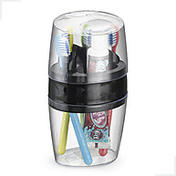 Organizador de Escovas: Dispenser Preto Arthi - imagem 1