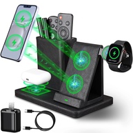 Organizador de Mesa 3 em 1 com Carregador Wireless - imagem 1