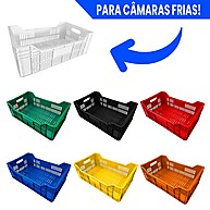 Organizador Hortifruti: 2 Caixas Resistentes Multiuso - imagem 1
