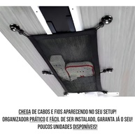 Kit Organizador de Fios e Cabos Preto + Filtro de Linha 5 Tomadas 2 USB: Setup Impecável! - imagem 5
