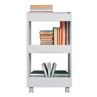 Carrinho Organizador com Rodinhas - 3 Prateleiras, Design Moderno, Ideal para Cozinha, Banheiro e Salão - imagem 4