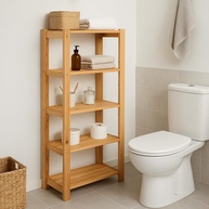 Estante Organizadora de Madeira com 5 Prateleiras | Design Moderno e Versátil para Qualquer Ambiente - imagem 1