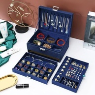 organizadora-em-caixa-marinho-de-veludo-com-azul-fecho-joias-a