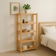 Estante Organizadora de Madeira com 5 Prateleiras | Design Moderno e Versátil para Qualquer Ambiente - imagem 5