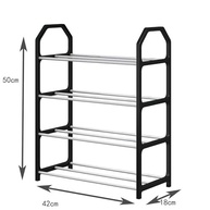 Sapateira Organizadora 4 Andares - Até 8 Pares - Design Compacto e Moderno para Ambientes Pequenos - imagem 3