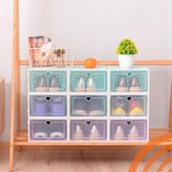 Kit 6 Caixas Organizadoras Empilháveis para Sapatos - Transparente e Compacto - imagem 5