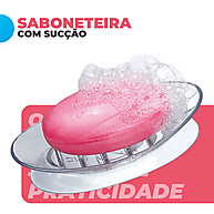 Saboneteira Transparente: Pia e Banheiro Organizados! - imagem 2