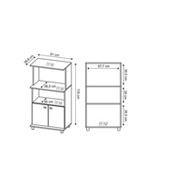 Balcão Cozinha: Forno e Microondas Organizados! - imagem 2