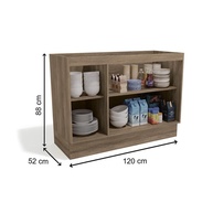 Balcão de Cozinha Kappesberg Maxxi 120cm: Organize! - imagem 2