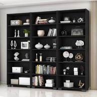 Kit 3 Estantes para Livros 5 Prateleiras 188cm Office Preto - Organize com Estilo - imagem 2