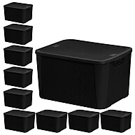 Organize com Estilo: Caixa Rattan 42L (Kit c/10) - imagem 1