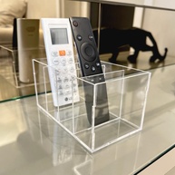 Porta Controle de Acrílico Transparente – Organize Seus Controles com Estilo e Praticidade - imagem 1