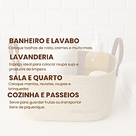 Cesto Organizador Mocca: Decore e Organize! - imagem 2
