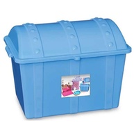 Baú Infantil Azul 43L - Organize com Estilo e Segurança - imagem 1