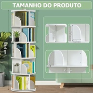 Estante Giratória 360° com 5 Andares - Organize com Estilo e Praticidade - imagem 3