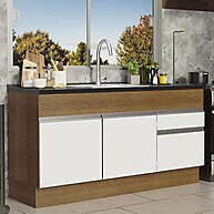 Balcão de Cozinha 150cm Madesa Glamy: Organize! - imagem 2
