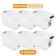 Organize Já! Kit 6 Caixas 29L Sanremo - imagem 1
