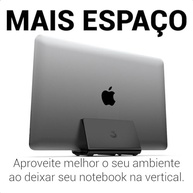 Suporte Vertical para Notebook - Organize e Refresque seu Setup - imagem 3