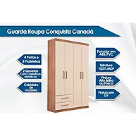 Guarda Roupa Solteiro Preto Fosco: Organize-se! - imagem 2