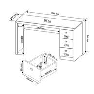 Mesa de Computador 3 Gavetas: Organize-se! - imagem 2