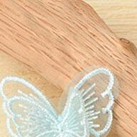 10 Flores Borboleta 3D Dupla Camada - Organza - imagem 2