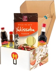 Kit Oriental Preparo Yakissoba - Molho, Óleo, Macarrão, Shoyu - imagem 1