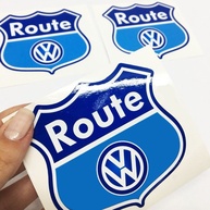 Emblemas Route Fox: Kit 3 Adesivos VW Originais - imagem 2