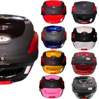 Baú Para Moto 41L Original: Segurança e Estilo para Sua Jornada | Branco - imagem 2