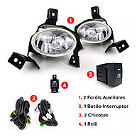 Farol de Milha CRV 2010/2011: Kit Completo Original - imagem 2