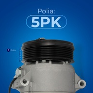 Compressor Ar Condicionado Delphi CS10040 Original - imagem 2