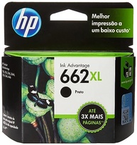 Cartucho Hp 662xl preto Original (cz105ab) Para Hp Deskjet 2516, 3516, 3546, 2546, 1516, 4646, 2646 - imagem 1