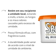 Kit 5 Antimofo Original 80g - Elimine Mofo, Bolor e Odores | Ideal para Armários, Banheiros e Sapateiras - imagem 4
