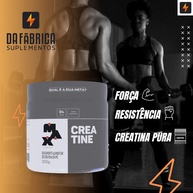 Creatina Max Titanium: Kit 2x300g Pura e Original - imagem 2