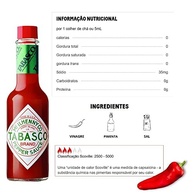 Kit 3 Molho De Pimenta Tabasco Original Red Pepper Sauce 60 ML - imagem 2