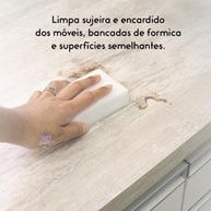 Kit 8 Supergreen Esponja Melamina Limpadora 100% Original - Limpeza Sem Produtos Químicos - imagem 5