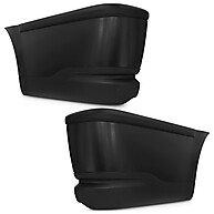 Ponteira Parachoque Saveiro G3: Preto Original! - imagem 2