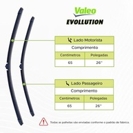 Par Palheta Limpador Parabrisa Valeo Evolution Original Renault Duster 2021-2025 - imagem 4