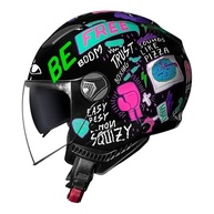 Capacete Norisk Orion Free Masculino Aberto Preto com Óculos Solar Integrado - imagem 2