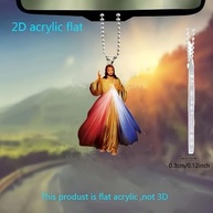 ornamento-corajoso-multicolorido-design-carro-presente-e-a-jesus-ideal-acrilico-firme-a